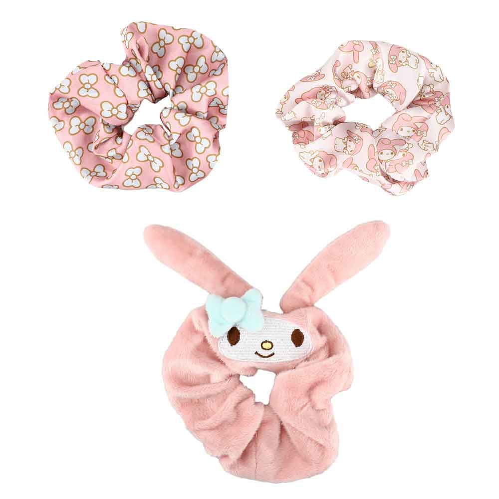 Sanrio My Melody Hair Scrunchies 3pk