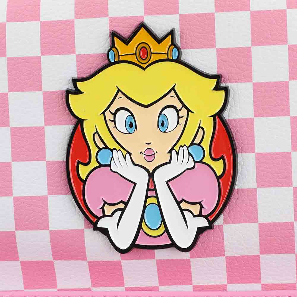 BioWorld Backpack Princess Peach Checkered Mini Backpack MPF6RCRSMBPP00