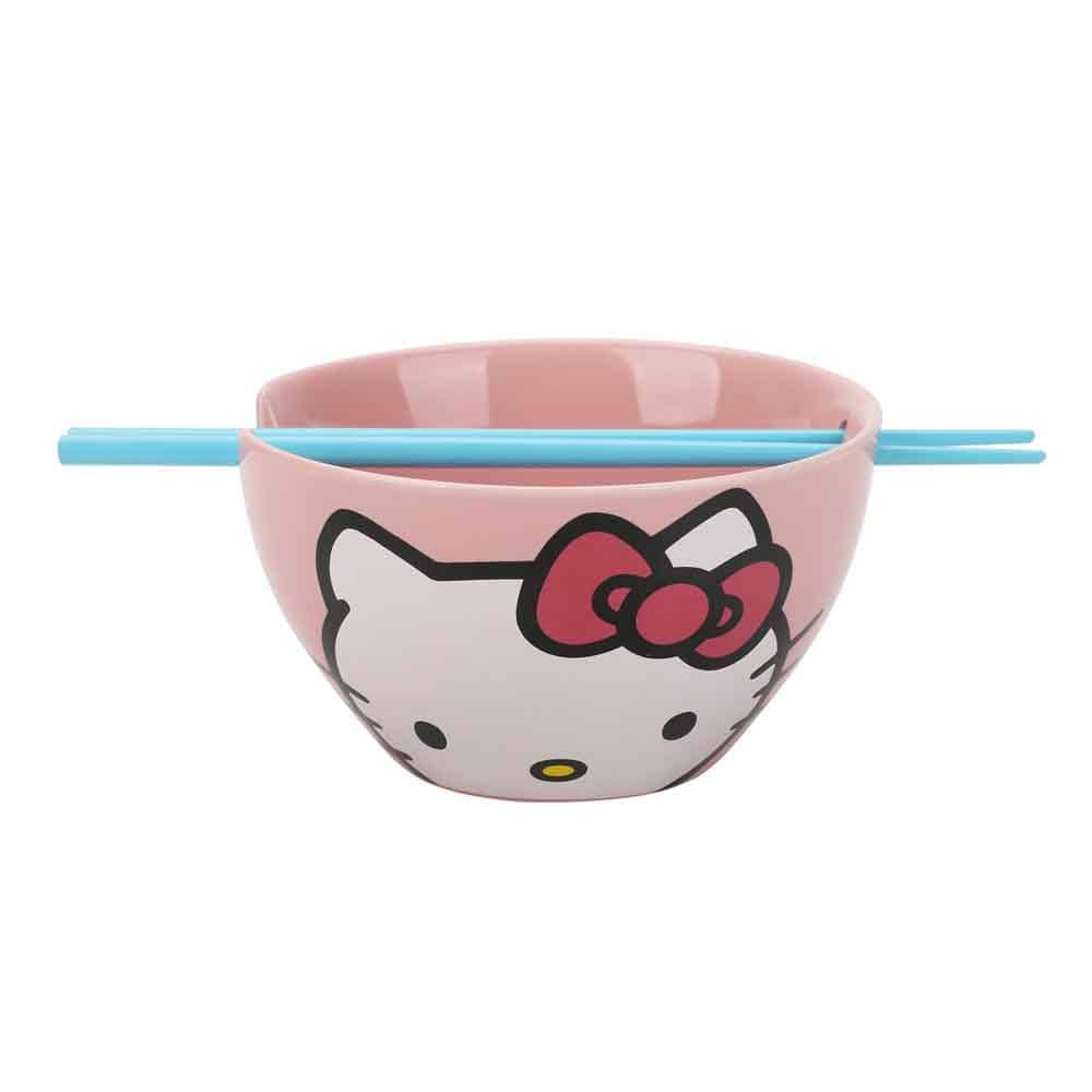 BioWorld Bowl Sanrio Hello Kitty Ramen Bowl With Chopsticks VRA6RZCHKCVI00