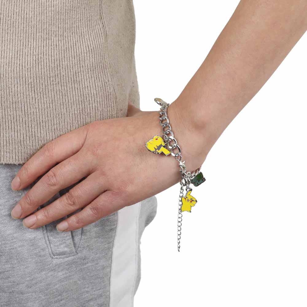 BioWorld Bracelet Nintendo Pokémon Metal Charms Bracelet Set BVA2KHWPOKPP00