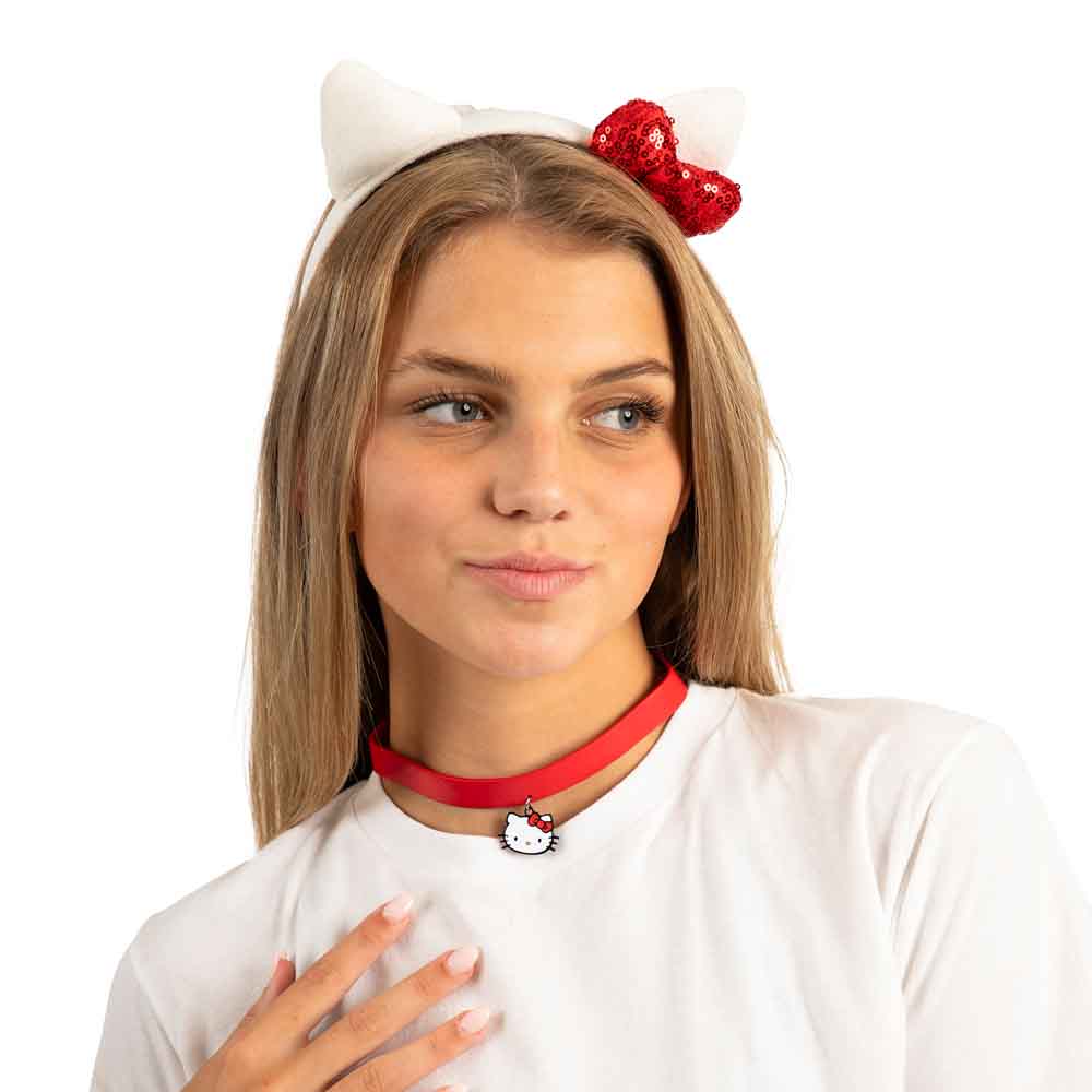 BioWorld Cosplay Hello Kitty Cosplay Headband & Choker Set JSA5LKUHKCPP00