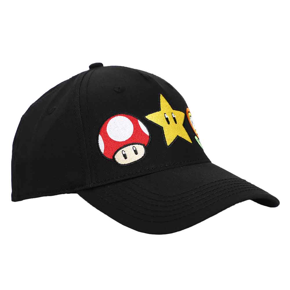 BioWorld Hat Super Mario Icons Embroidered Hat BA5DLKSMBPP00