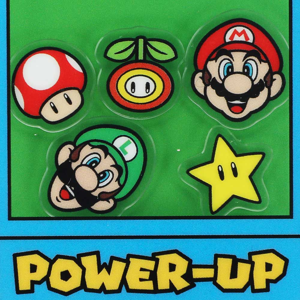 BioWorld Keychain Super Mario Bros. Power Up Keychain KEU5BUGSMBPP00