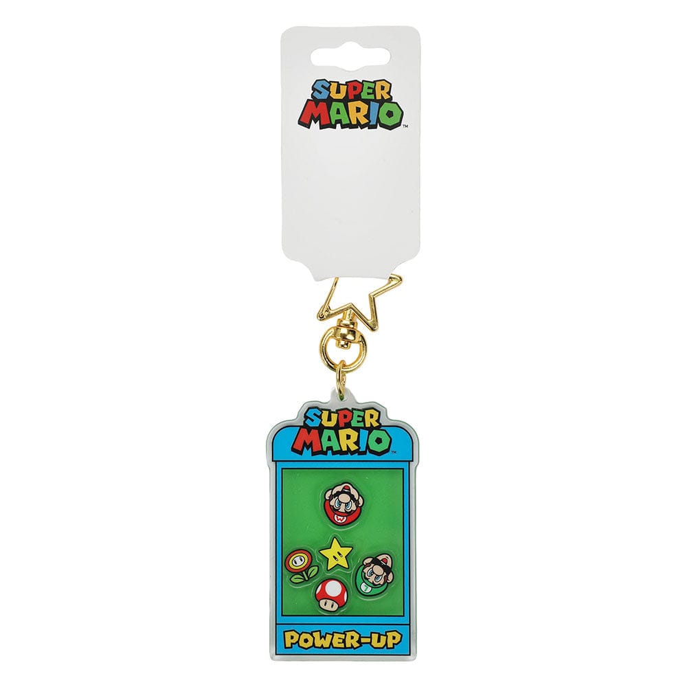 BioWorld Keychain Super Mario Bros. Power Up Keychain KEU5BUGSMBPP00