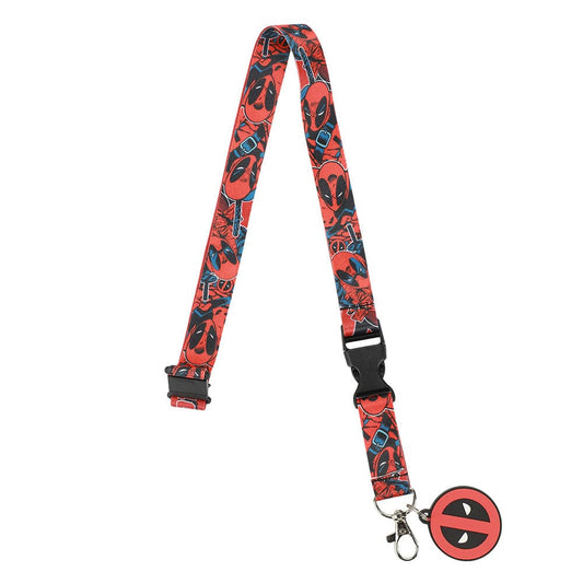 BioWorld Lanyard Marvel Deadpool Logo Lanyard LAA6FY5DPOPP00