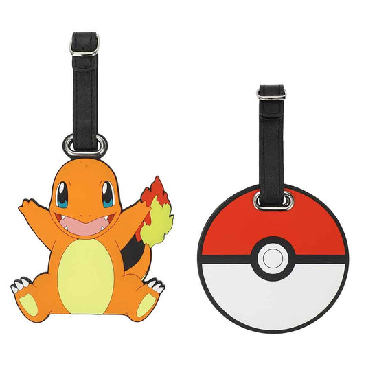 BioWorld Luggage Tag Pokemon Charmander & Pokeball Rubber Luggage Tags LUU5EA4POKPP00