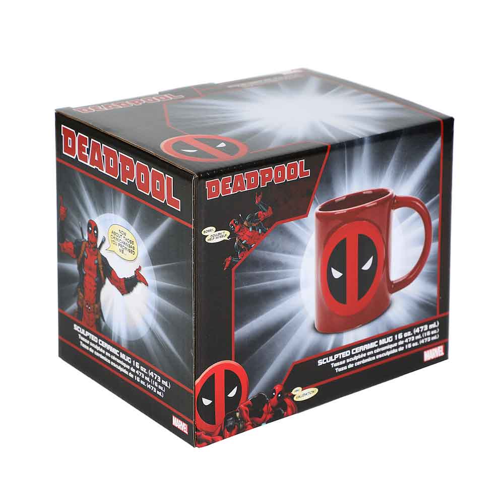 BioWorld Mug Marvel Deadpool Sculpted Ceramic Mug In Box VUA6CAFDPOVI00