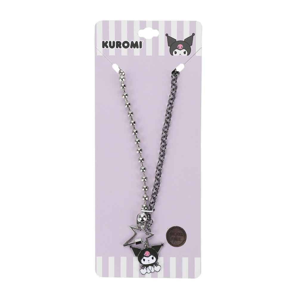 BioWorld Necklace Sanrio Kuromi Pendant Necklace NKF6CR4KMIPP00