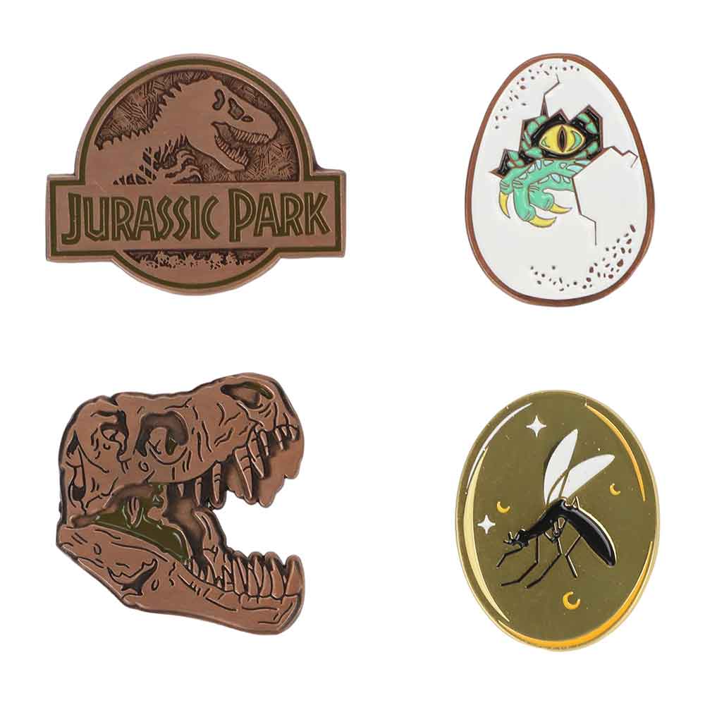 BioWorld pin Jurassic Park Lapel Pins Set LPA5L80JPAPP00