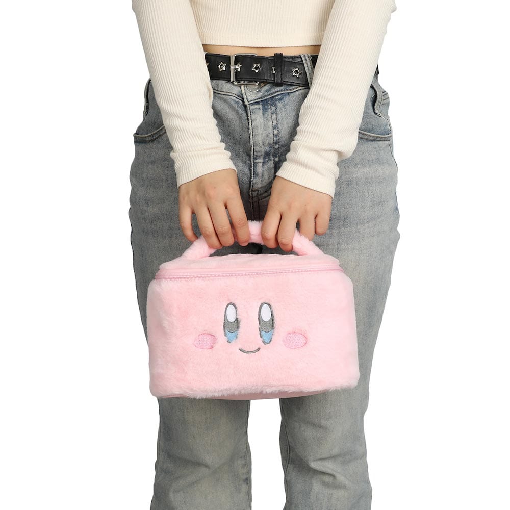 BioWorld Pouch Kirby Faux Fur Cosmetic Bag UPF5UNFKBYPP00