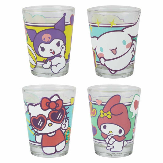 BioWorld Shot Glass Hello Kitty And Friends 1.5oz Shot Glass Set SGA5Z25HSRVI00