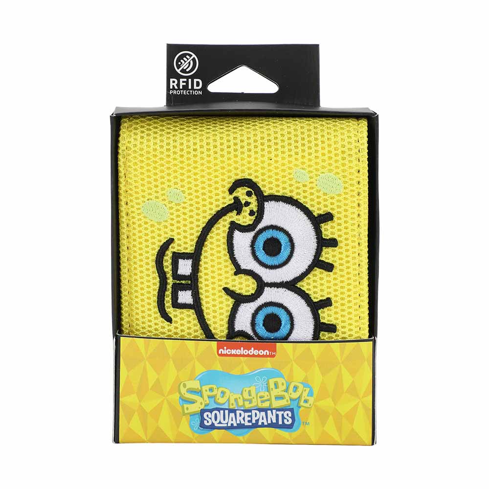 BioWorld Wallet Spongebob Squarepants Big Face Bi-Fold Wallet MWM6GVGSPOPP00