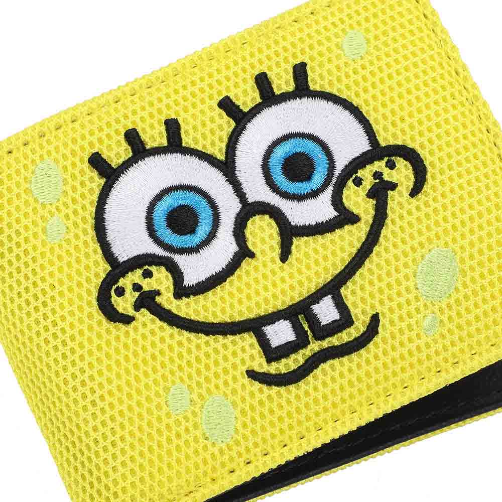 BioWorld Wallet Spongebob Squarepants Big Face Bi-Fold Wallet MWM6GVGSPOPP00