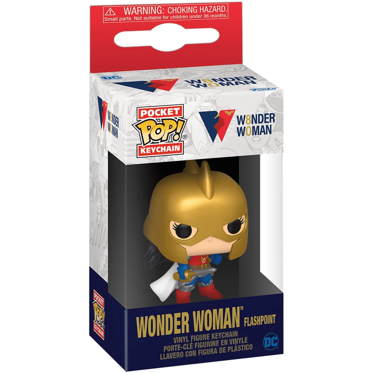 Funko Keychain Wonder Woman 80th Flashpoint Pop! Keychain FU54995