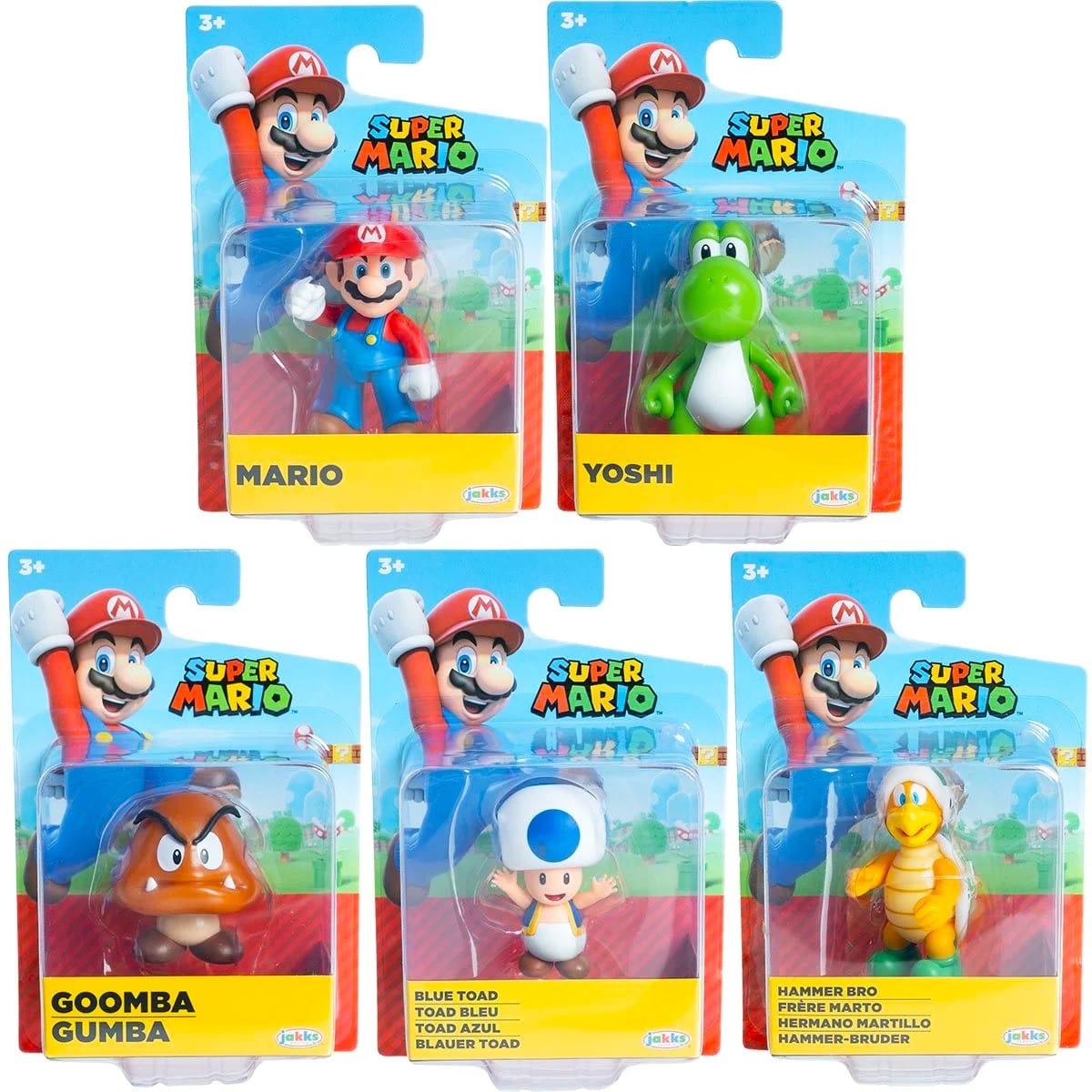 Jakks Pacific Action & Toy Figures Super Mario Bros. 2.5 Inch Mini Figures Wave 44