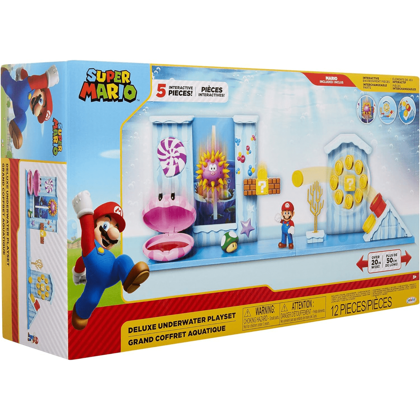 Jakks Pacific Action & Toy Figures Super Mario Deluxe Playset