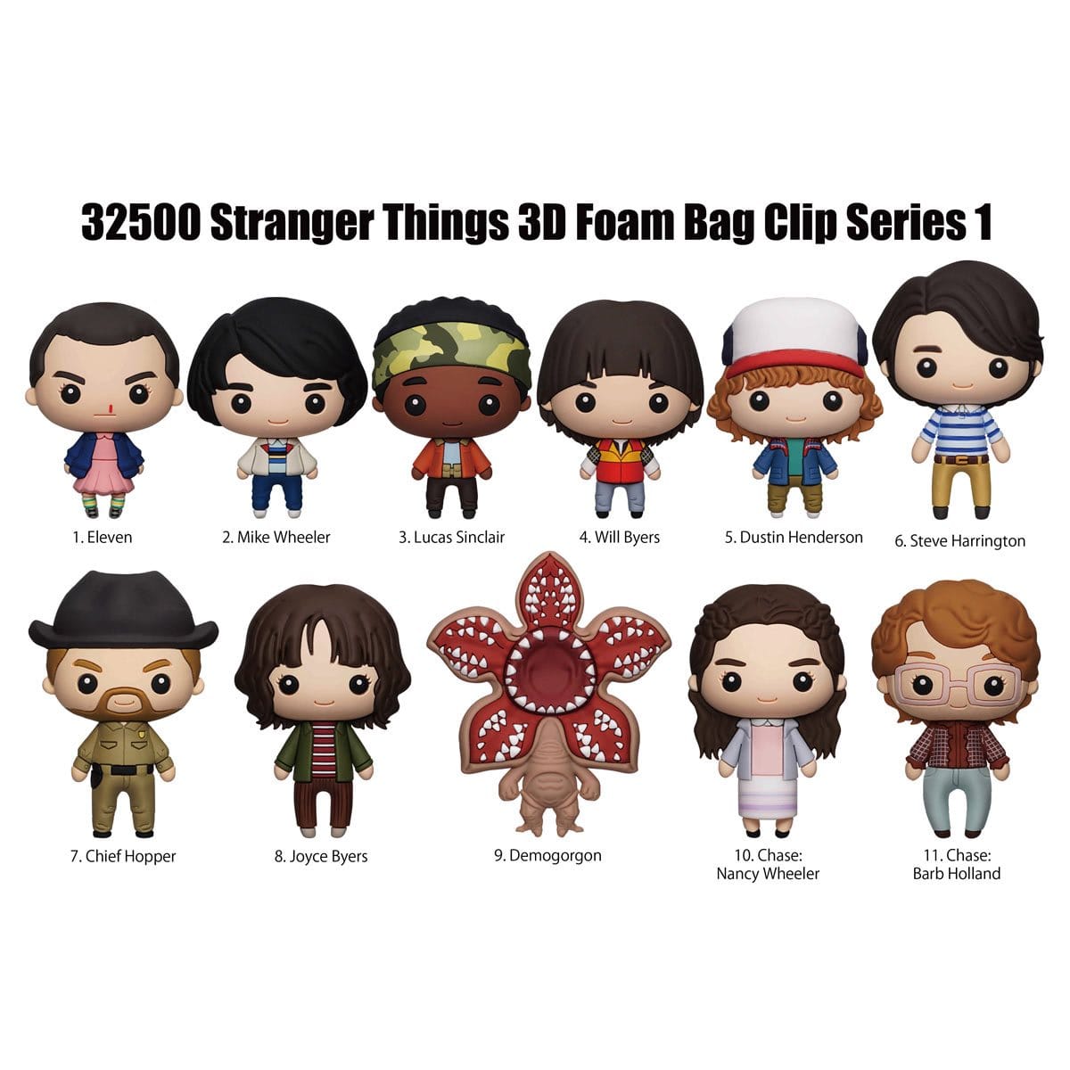 Stranger Things Series 1 Collectible Figure Bag Clip