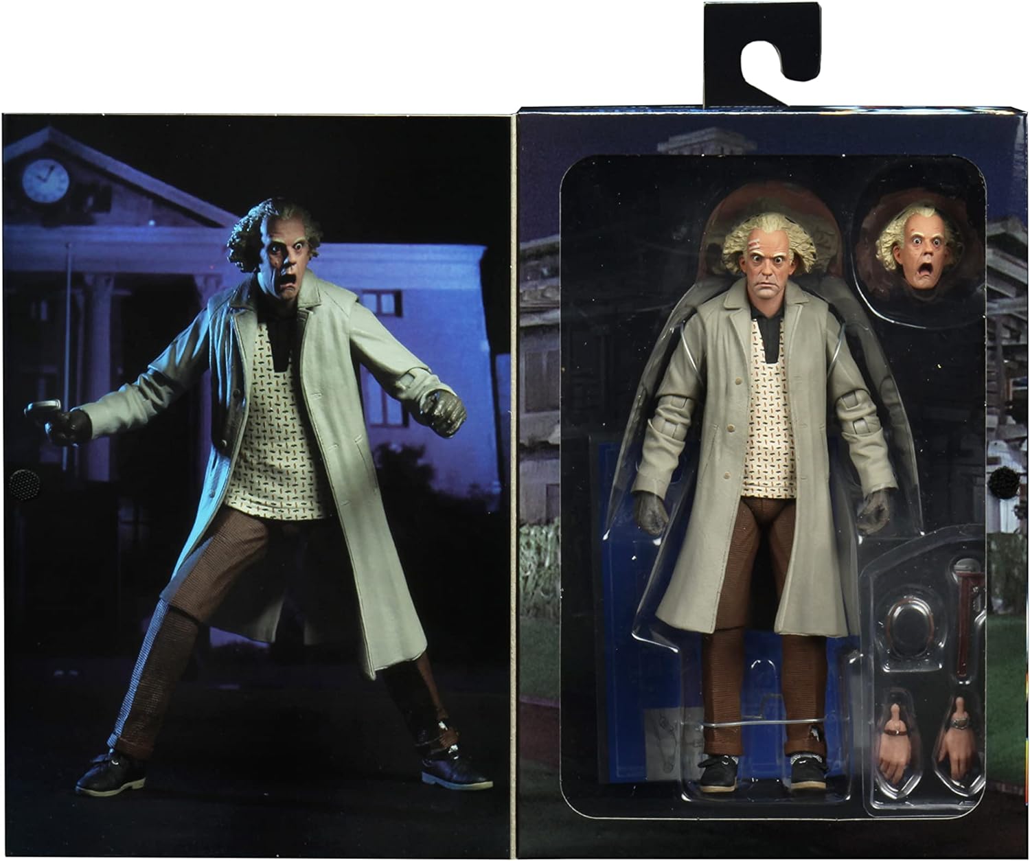 NECA Action Figure Back To The Future Ultimate Series Doc Brown 1955 7" Action Figure 93N101220