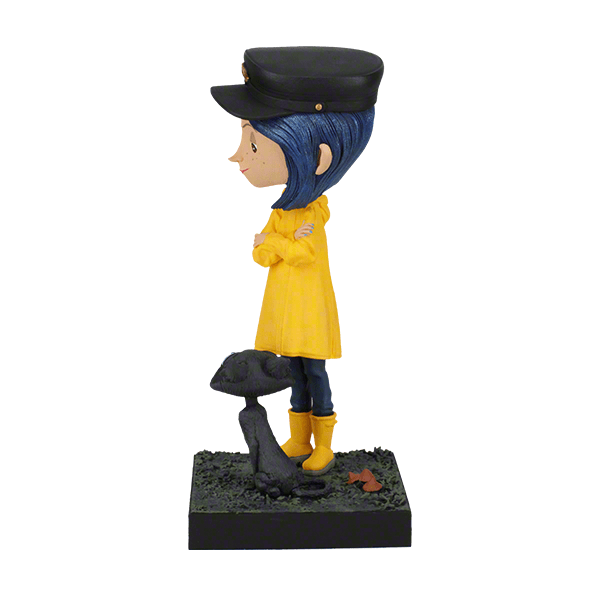 Royal Bobbles Action Figure Coraline: Coraline And Cat Bobblehead Statue RB1349