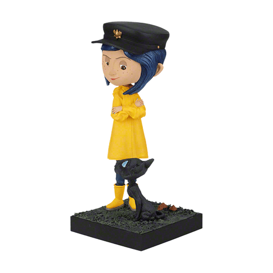 Royal Bobbles Action Figure Coraline: Coraline And Cat Bobblehead Statue RB1349