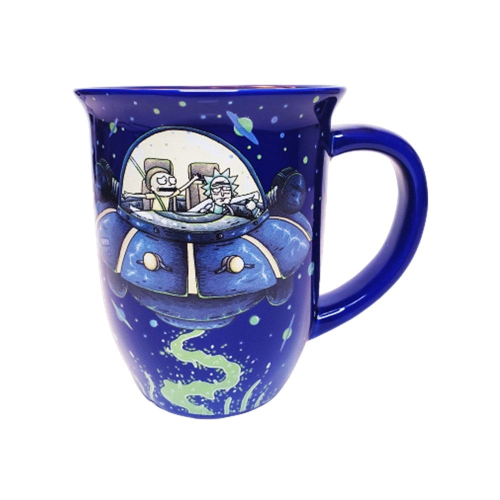 Silver Buffalo Mug Adult Swim Rick And Morty Ceramic Mug 16oz RM12023K-f2