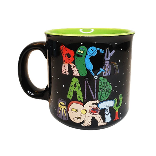 Silver Buffalo Mug Adult Swim Rick And Morty Ceramic Mug 20oz RM1319E1