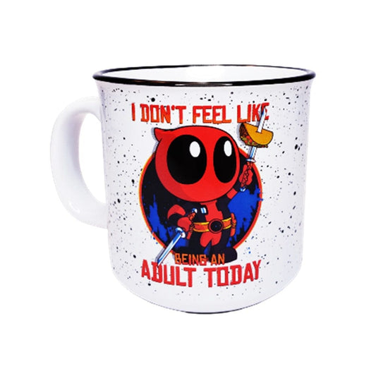 Silver Buffalo Mug Marvel Deadpool Chibi Ceramic Mug 20oz MU1409E1