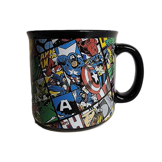 Silver Buffalo Mug Marvel The Avengers Retro Ceramic Mug 20oz MC1414E1-m