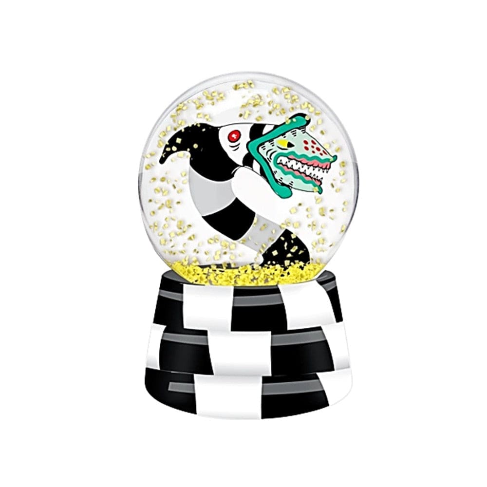 Silver Buffalo Snow Globe Halloween Characters Mini Snow Globe 45mm WBH475JS-BS Beetlejuice Sandworm