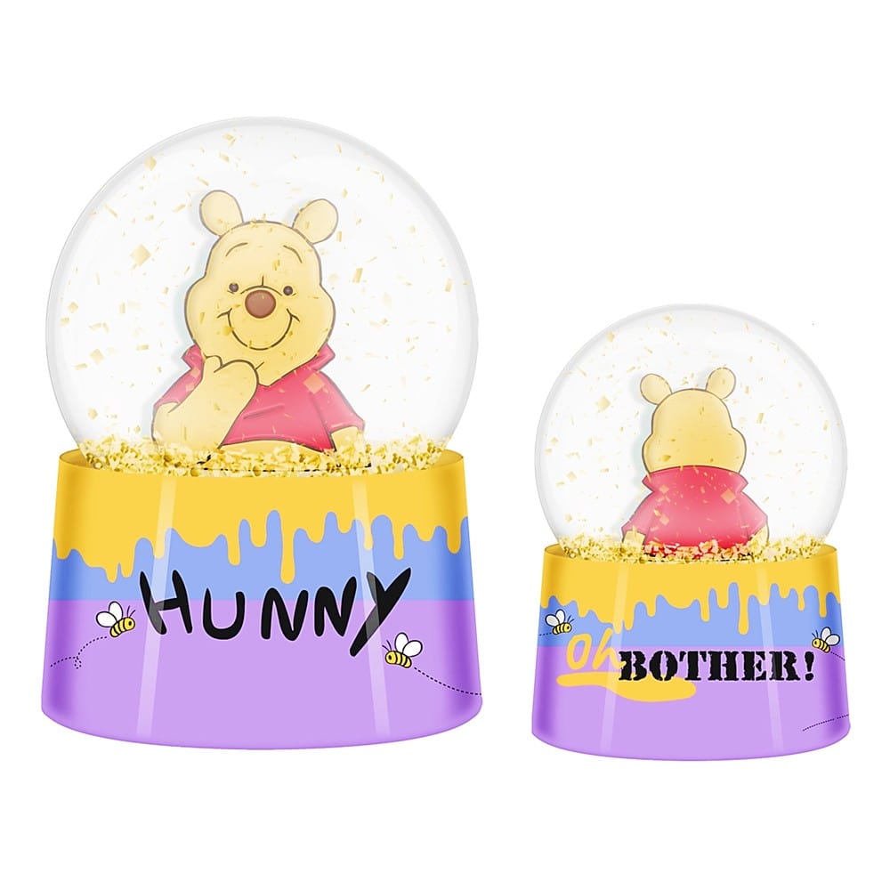 Silver Buffalo Snow Globe Disney Winnie The Pooh Mini Snow Globe 45mm WTP801HKB