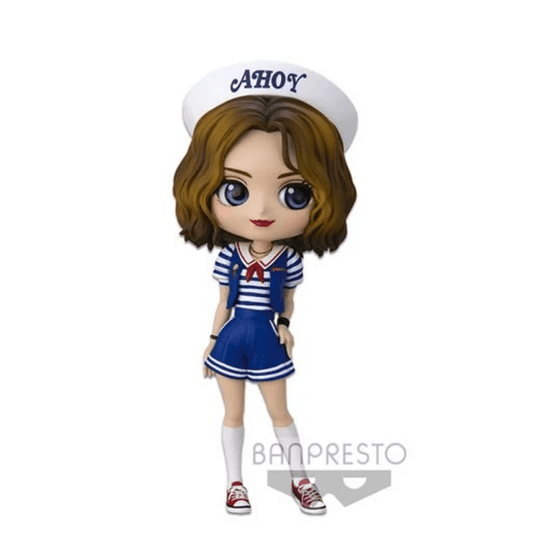 Stranger Things Robin Q Posket Statue Wearing Scoops Ahoy Uniform