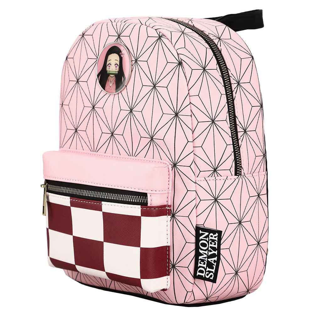 Demon Slayer Nezuko Tanjiro deals Zenitsu Patchwork Bioworld Anime Mini Backpack Bag