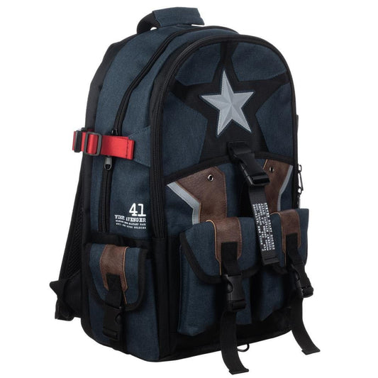 Bioworld Marvel Captain America Utility Laptop Backpack