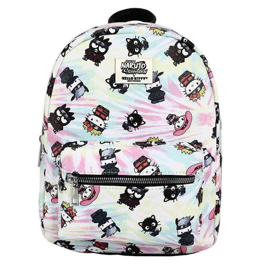 BioWorld Backpack Sanrio Hello Kitty Naruto Tie Dye Chibi Mini Backpack MPF0RD3NSCPP00