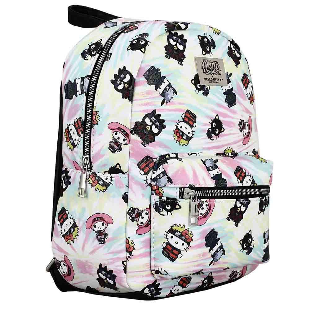 BioWorld Backpack Sanrio Hello Kitty Naruto Tie Dye Chibi Mini Backpack MPF0RD3NSCPP00