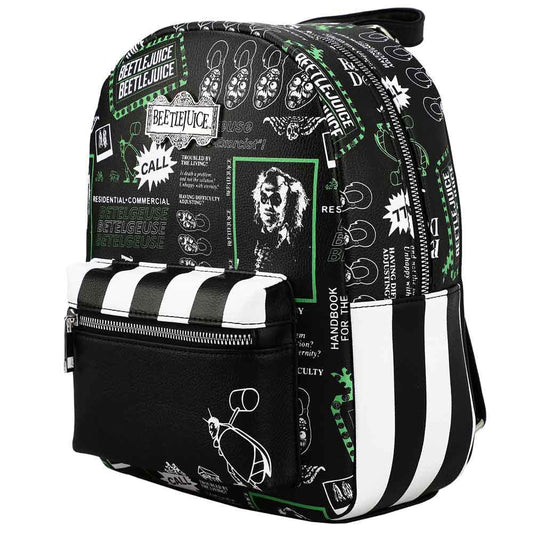 Bioworld Tim Burton Beetlejuice Mini Backpack