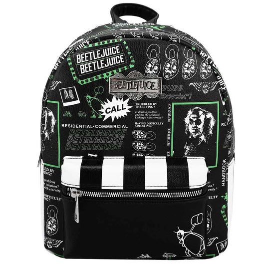 Bioworld Tim Burton Beetlejuice Mini Backpack