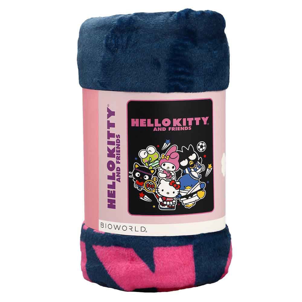 Sanrio Hello Kitty Friends Sports Fleece Throw Blanket