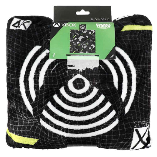 BioWorld Blanket XBOX Pillow Pocket Throw Blanket