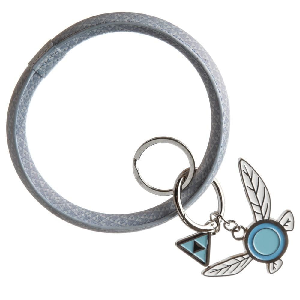 Bioworld Nintendo The Legend Of Zelda Navi Bracelet with Metal Charms