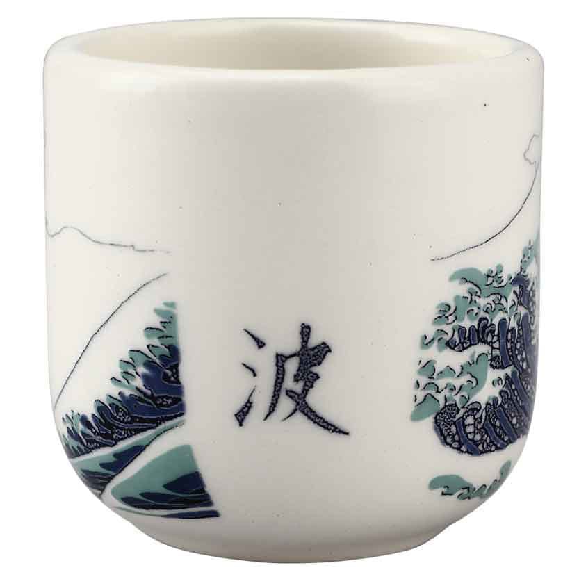 Bioworld Ceramic drinkware The Great Wave Of Kanagawa Sake Set VBA0T8YGENVI00