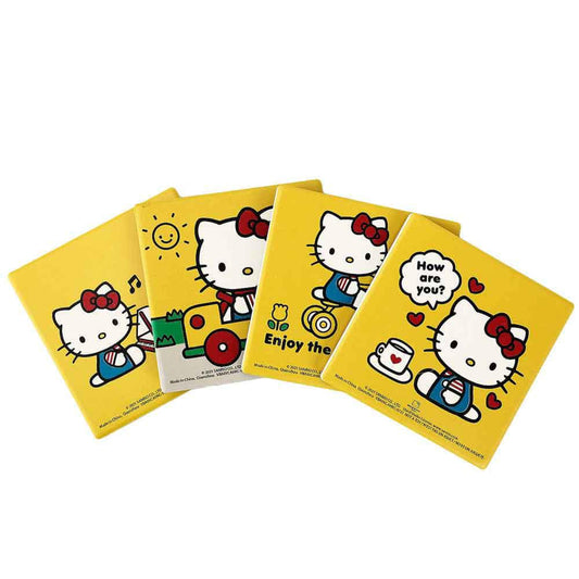 Bioworld Sanrio Hello Kitty Ceramic Coasters 4-pack