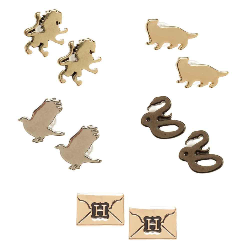 BioWorld Earrings Harry Potter Hogwarts Icons 5pk Earrings Set EG5LKUHPT00PP00