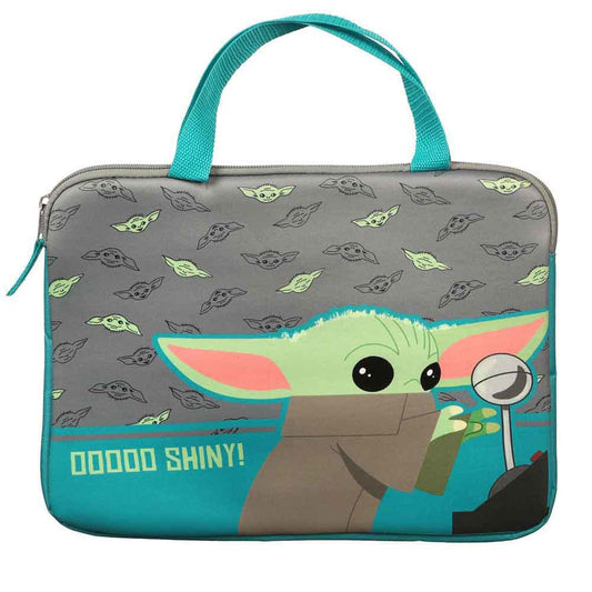 BioWorld Handbags, Wallets & Cases The Mandalorian Grogu Padded Laptop Case PNY0YBQSTWWT00