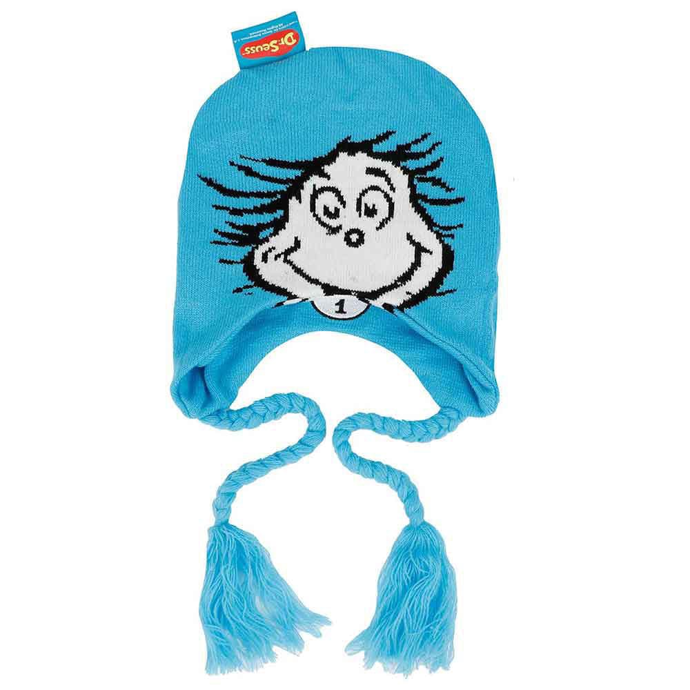 BioWorld Hat Dr. Seuss Thing 1 & Thing 2 Reversible Beanie Hat KC2MM5CIH00PC00