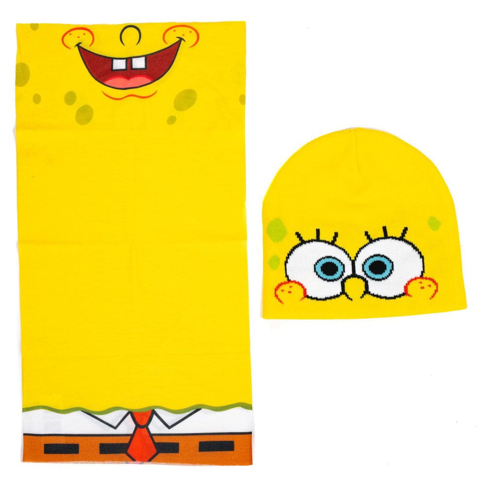 BioWorld Hat Spongebob Squarepants Beanie Hat & Gaiter Combo XH9UUVSPO00PP00