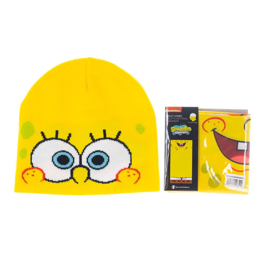 BioWorld Hat Spongebob Squarepants Beanie Hat & Gaiter Combo XH9UUVSPO00PP00