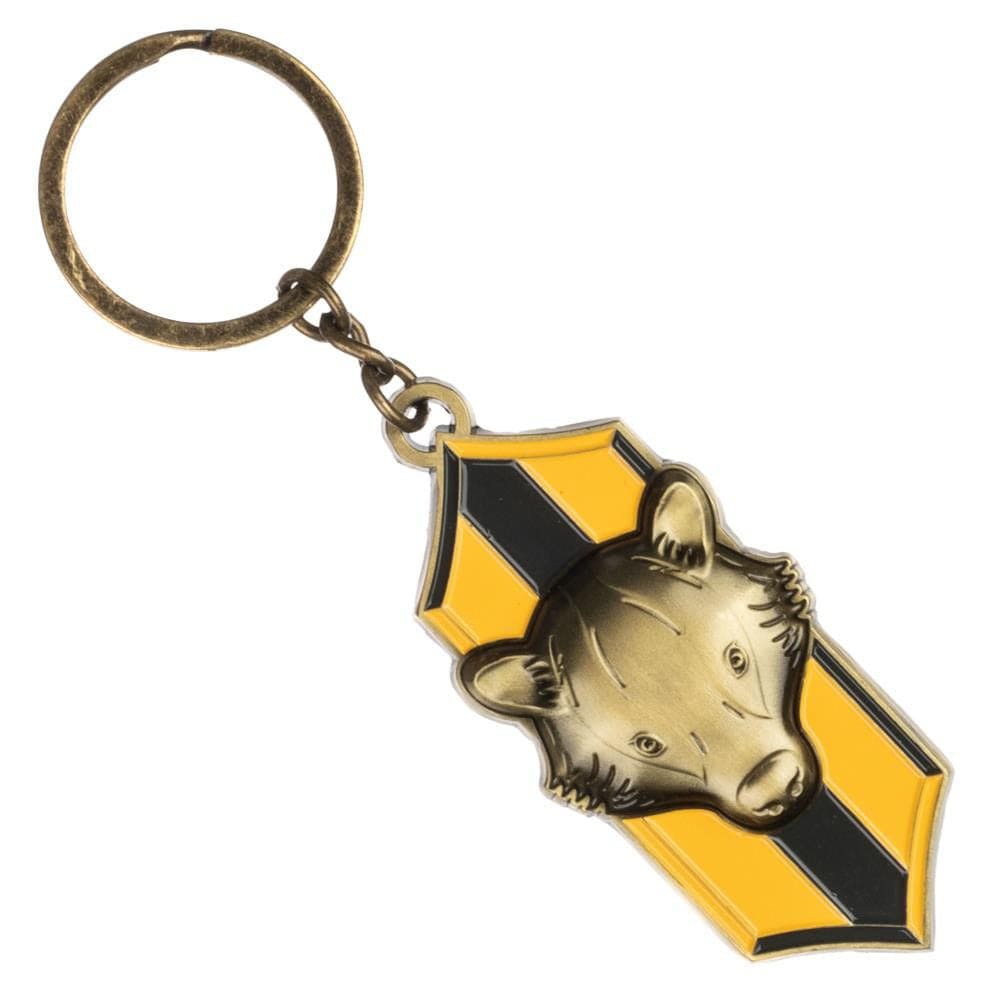 BioWorld Keychain Harry Potter Hufflepuff House Crest Keychain KE8P6LHPT00PP00