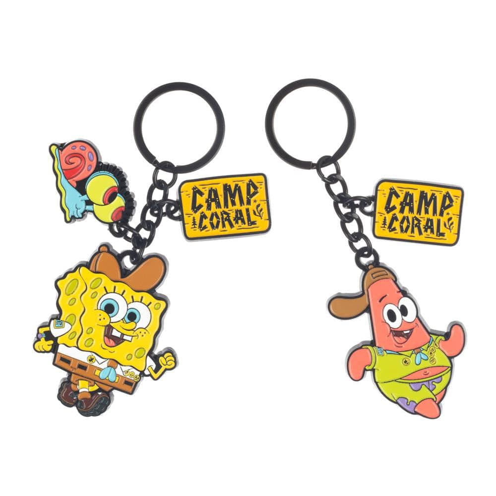 Bioworld SpongeBob SquarePants Movie Best Friends Keychain Set