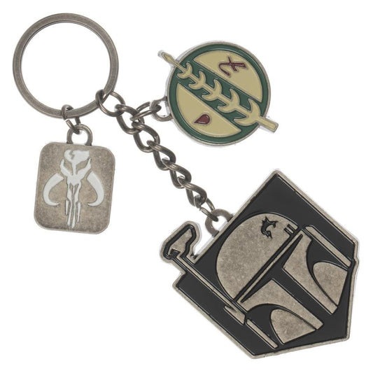 Bioworld Star Wars Boba Fett Multi-Charm Keychain